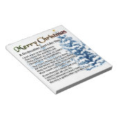 Godmosterd - kerstontwerp notitieblok (Schuin)