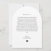 Godmother Handwritten Proposal Photo Arch  Kaart (Achterkant)