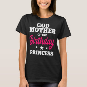 Godmother of the Birthday Princess Party beroemd g T-shirt