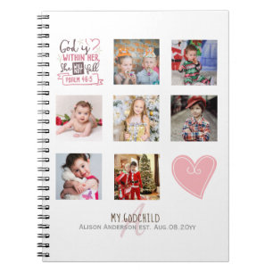 GODMOTHER PHOTO COLLAGE Gift met vers kan bewerken Notitieboek