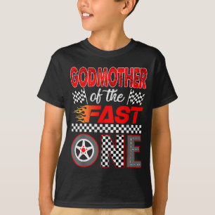 Godmother van de Fast One eerste verjaardag raceau T-shirt
