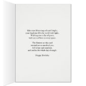 Godmother Verjaardag Rozen Painted Waterverf (Binnen (Rechts))