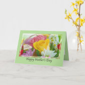 Godmother's Moederdag Kaart met bloemen (Gele Bloem)