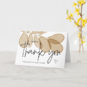 Godparent Gift Bedankt voor het zijn van mijn Godf Kaart (Gele Bloem)