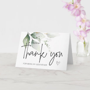 Godparent Gift Bedankt voor het zijn van mijn Godf Kaart