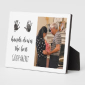 Godparent Handprint Photo  Fotoplaat (Zijkant)