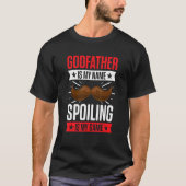 Godparent New First Time Godfather om te praten T-shirt (Voorkant)