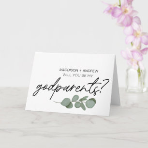 Godparent's Proposal Will You Be My GodParents Kaa Kaart