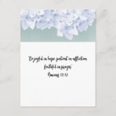 Gods Attributen van A tot Z Floral Enclosure Card Informatiekaartje (Achterkant)