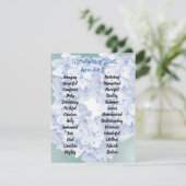 Gods Attributen van A tot Z Floral Enclosure Card Informatiekaartje (Staand voorkant)