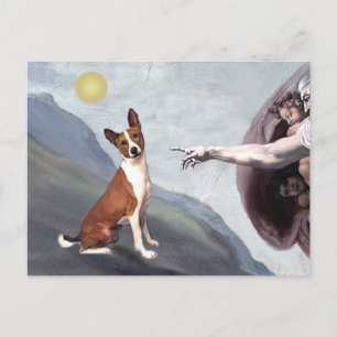 Gods Basenji Briefkaart