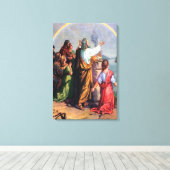 Gods belofte aan Noah Genesis 8 Canvas Afdruk (Insitu (Houten vloer))