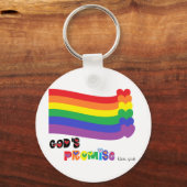 Gods beloofde regenboog sleutelhanger (Voorkant)