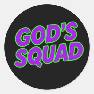 Gods Bende Ronde Sticker