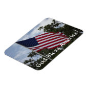 Gods Bless America Vlag Magneet (Linkerzijde)