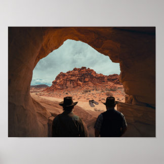 Gods Boots found in desert. Poster