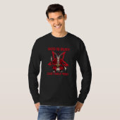 God's Busy Can I Help You Satan Devil Sarcasm Occu T-shirt (Voorkant volledig)