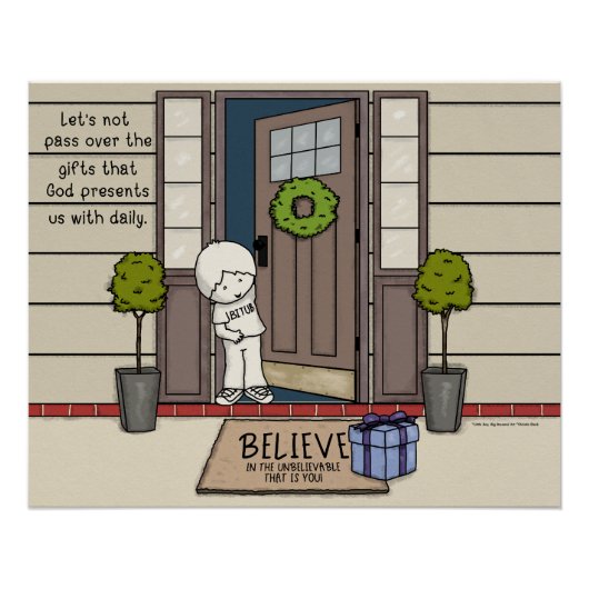 Gods dagelijkse gave perfect poster (Voorkant)