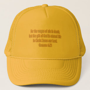 Gods geschenk is het eeuwige leven trucker pet