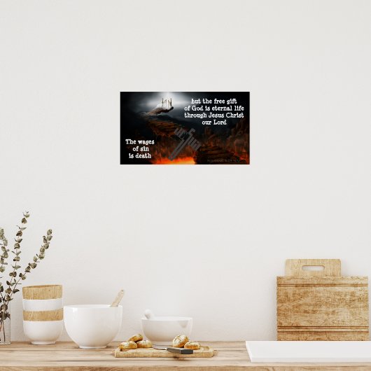 Gods geschenk poster (Keuken)