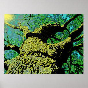 God's geweldige machtige eikel poster
