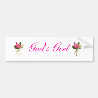 Gods Girl Bumpersticker