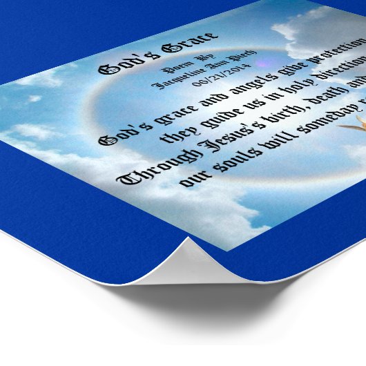 God's Grace Poetry Poster (Hoek)