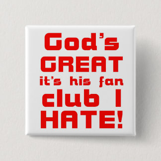 Gods Great3-Button Vierkante Button 5,1 Cm