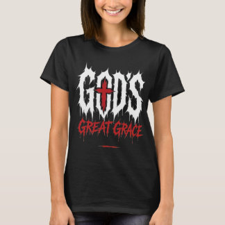 God's Grote Genade Extreme Death Metal Christelijk T-shirt
