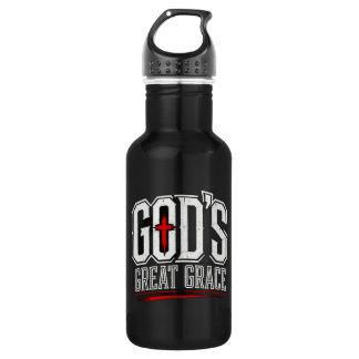 God's Grote Genade Vet Gedistresseerd Waterfles