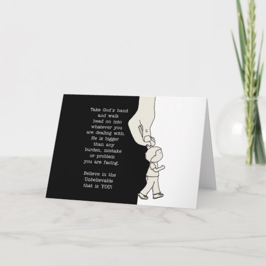 Gods hand nemen kaart (Voorkant)