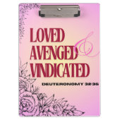 God's Help Daily  Up Deuteronomy 32 Clipboard Klembord (Voorkant)