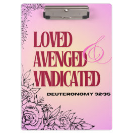 God's Help Daily Up Deuteronomy 32 Clipboard Klembord