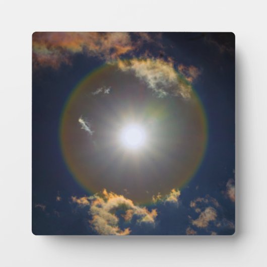 Gods iriserende licht Show Fotoplaat (Voorkant)