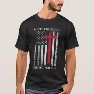 Gods kinderen zijn niet te koop grappig citaat God T-shirt
