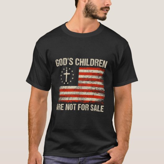 Gods kinderen zijn niet te koop grappig citaat God T-shirt (Voorkant)