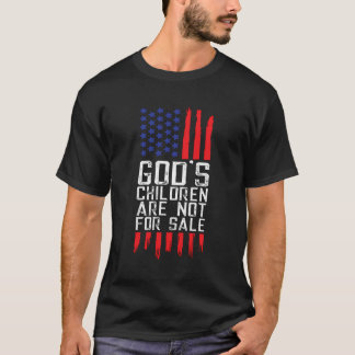 Gods kinderen zijn niet te koop US Flag Christelij T-shirt