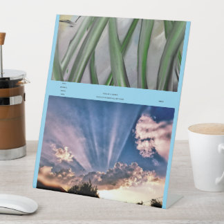 God's Kitchen Is Always Open! Reclamebord Met Voetstuk