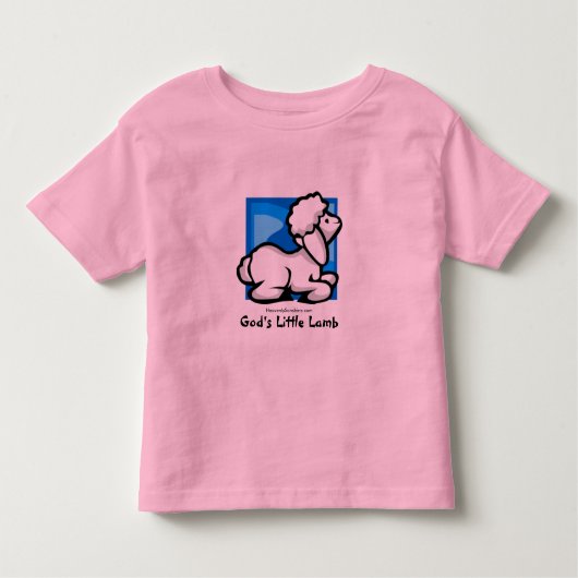 Gods kleine Lamb Kinder Shirts (Voorkant)