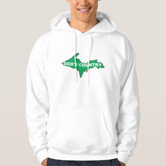 GOD'S LAND Hoodies for Yoopers (Voorkant)