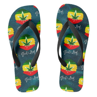 God's Leaf - Deluxe Donkerblauwe editie Teenslippers