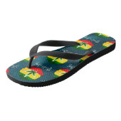 God's Leaf - Deluxe Donkerblauwe editie Teenslippers (Schuin)