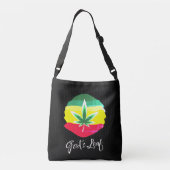 God's Leaf - Deluxe Funky Faded Edition Crossbody Tas (Achterkant)