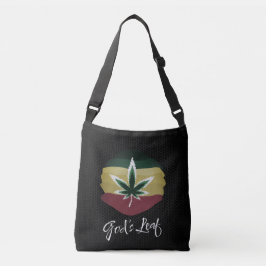 God's Leaf - Deluxe Funky Faded Edition Crossbody Tas