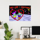 God's liefde is Overal Poster (Thuiskantoor)