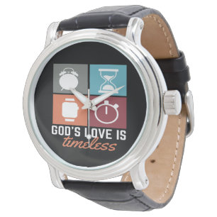 Gods liefde is tijdloos Christelijk horloge