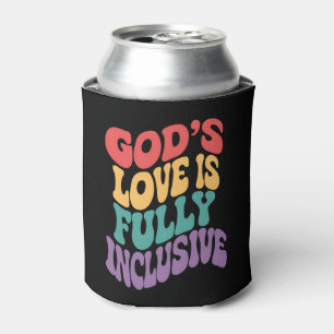 God's Liefde is Volledig Inclusief Christelijk Jez Blikjeskoeler