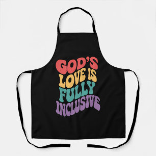 Gods liefde is volledig inclusief christelijk Jezu Schort