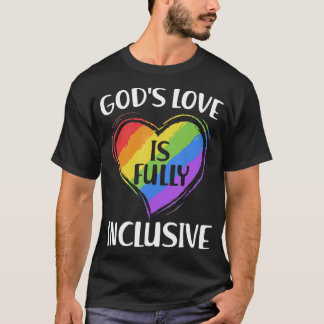 Gods Love is volledig inclusief Christelijk LGBT T-shirt