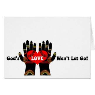 God's LOVE zal niet gaan!